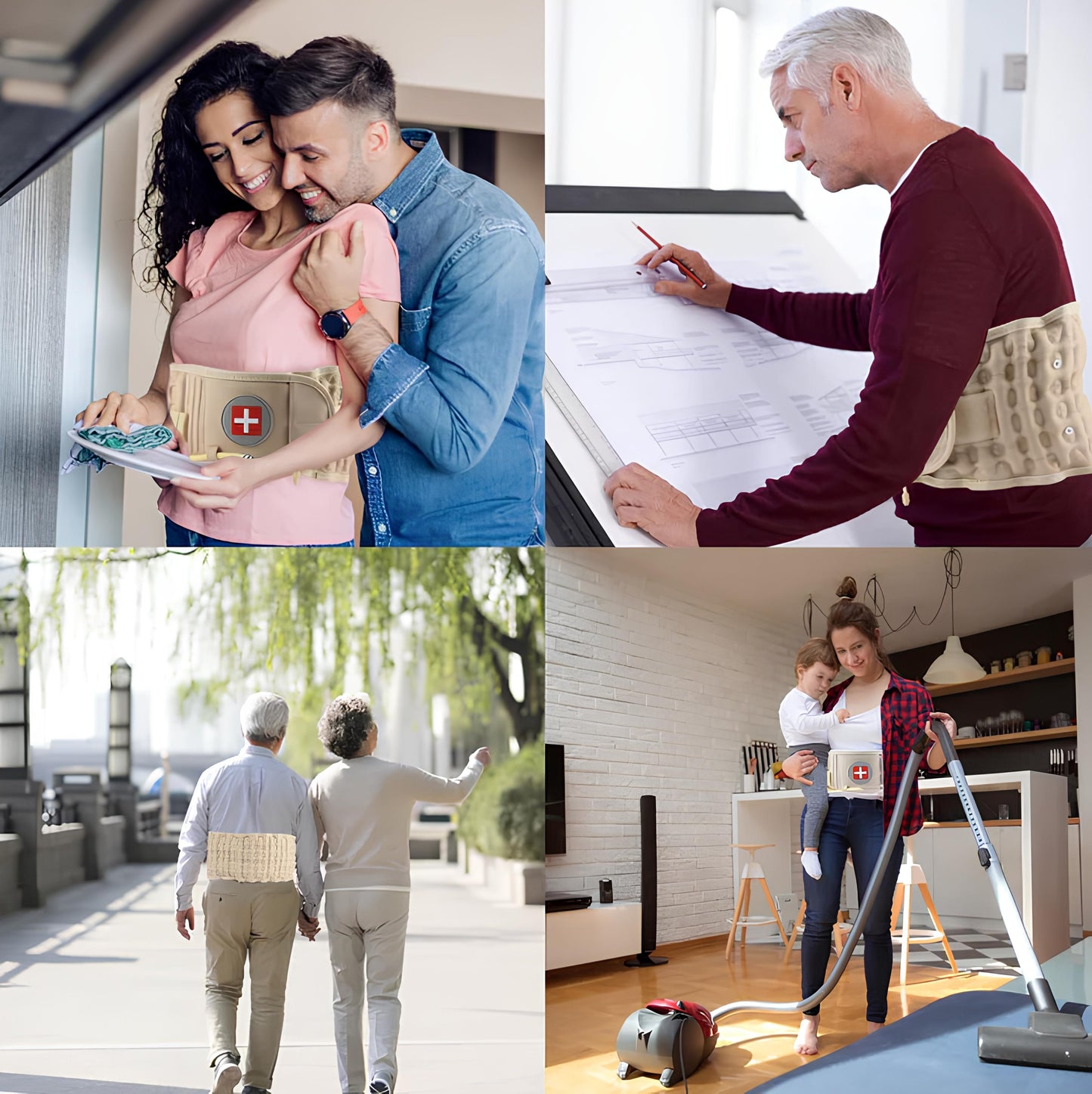 Inflatable Lumbar Support Belt